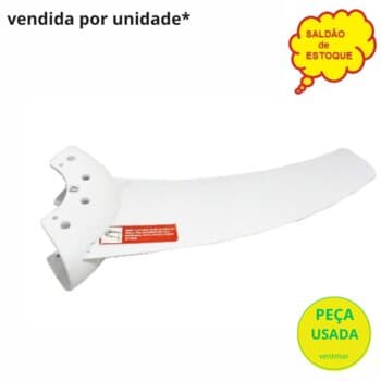 PÁ HÉLICE P/VENTILADOR DE TETO ARNO VX4010 - PÁ PLÁSTICA BRANCA - *VENDIDA P/UNIDADE - *SALDĂO- USADAS-SEMI-NOVAS*