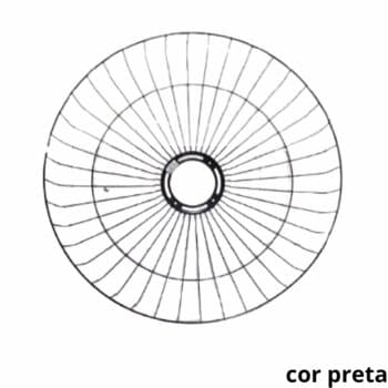 GRADE P/VENTILADOR VENTISOL 60CM METAL COR PRETA 60-FIOS COLUNA OU PAREDE - DIANTEIRA OU TRASEIRA - *SALDĂO - *VENDIDA P/UNIDADE - foto 1 de 3