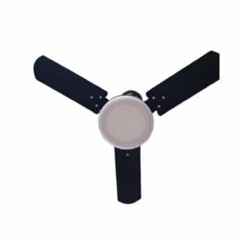 VENTILADOR DE TETO VENTEX DUAL COLOR 110V10,0UF PRETO PLAFON 24,5CM 3PAS MDF PRETAS CV 3VEL - LED18W6500K+6W3000K LUZ BRANCA+AMARELA