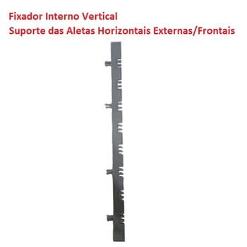 FIXADOR INTERNO VERTICAL TRAVA DAS ALETAS HORIZONTAIS FRONTAIS INTERNAS CLIMATIZADOR CLI45LT CLI70LT CLI100LT PRO PRO˛ - *VENDIDO P/UNIDADE