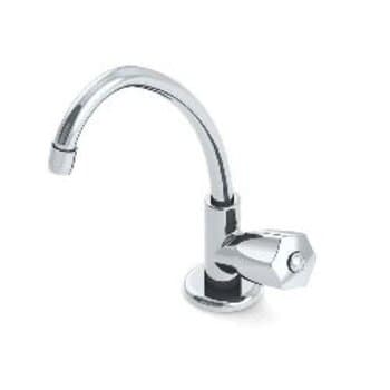 TORNEIRA PIA/LAVATÓRIO MULTIUSO DE MESA BICA MÓVEL ABS/CROMADA C50 1/4 DE VOLTA
