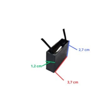 CAPACITOR 001,5UF 2FIOS QD 500VAC - P/CLIMATIZADOR VENTISOL CLM20 / CLM-20 220VOLTS