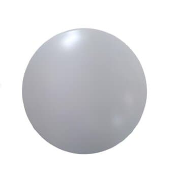 GLOBO CUPULA PLASTICA P/LUMINARIA VENTILADOR ALISEU MESTRE TAURUS - ORIGINAL - ENC.EXT.GOLA 148MM/14,8CM