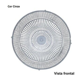 GRADE P/VENTILADOR 65CM CLIMATIZADOR JOAPE COPACABANA GUARUJÁ FORTALEZA - TRASEIRA EXTERNA INJETADA PLÁSTICA COR CINZA