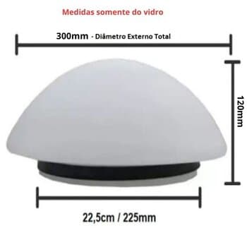 Luminária Plafon P/Ventilador de Teto Volare Dunamis Fly Pétalo Palmae Vr42/1156 PROF.12cm VD Londres Fosco Arredondado c/Base Metal COBRE - Enc.225Mm/22,5Cm c/2-Soquetes E27