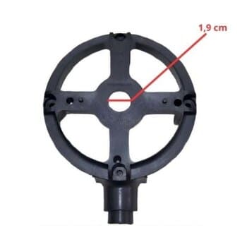 Tampa do Motor Traseira p/Ventilador Ventisilva 65cm VCL VPL PRETA - Carcaca Nylon - foto 1 de 3