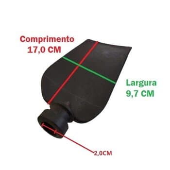 PA ORELHA DA HELICE P/CLIMATIZADOR MEGA BRISA MB70 - PRETA - *VENDIDA P/UNIDADE - P/HÉLICE EM FIBRA MODELO 10-PÁS