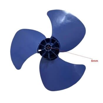 HELICE DE 40CM P/VENTILADOR ARNO 40CM 3PAS AZUL - E-08,0MM TRAVA CRUZETA S/TRAVA TRASEIRA - FD-40 VERSATILE MODERNA - foto 1 de 3
