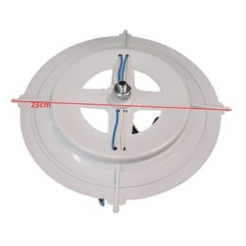 PLAFONIER P/GLOBO SPIRIT VENTILADOR DE TETO C/2-SOQUETES - SPIRIT 202 302