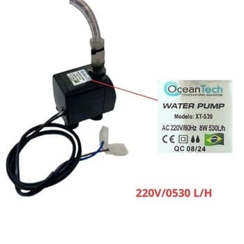 BOMBA DE AGUA 0160LH 220V 07,0W HMAX 1,20MT P/CLIMATIZADOR VENTISOL CLIN8 CLIN16 CLM10 CLM20 - 60HZ WATER PUMP BZH-160