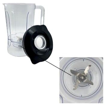 COPO P/LIQUIDIFICADOR MONDIAL CRISTAL - TURBO CHEF 1000W MULTIPROCESSADOR SANGEL TAMPA PRETA