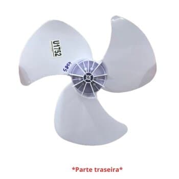HELICE DE 40CM P/VENTILADOR ARNO 40CM 3PAS BRANCA E08,0MM TRAVA CRUZETA S/TRAVA TRASEIRA - NV 16 ANTIGA