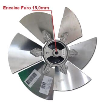 HÉLICE P/EXAUSTOR VENTISILVA DE 40CM E40M4 E40M6 M8 E40T4 T6 FC E40FV -6PÁS ALUMÍNIO C/CUBO FUNDIDO - ENCAIXE 15,0MM C/PARAFUSO LATERAL - - foto 1 de 3