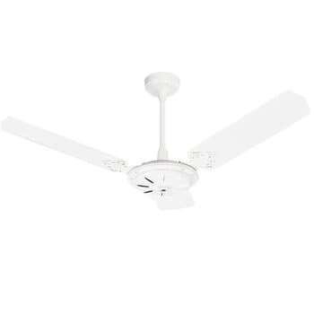 VENTILADOR DE TETO COMERCIAL VENTI-DELTA NEW ECO 110V07,5UF BRANCO 3PÁS METAL CHAVE 1T LDR C/REV 60HZ - SEM LUMINARIA P/AREA GOURMET