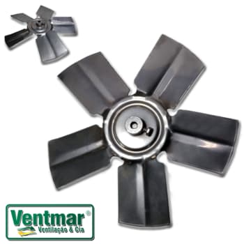HELICE P/EXAUSTOR DE 30CM VENT NEW -5PAS METAL - ENCAIXE 11,0MM - EXAUSTOR 30CM VENTNEW - TRAVA C/PARAFUSO LATERAL - foto 1 de 3