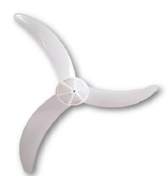 HELICE DE 60CM VENTILADOR VENTURA 60CM 3PAS TRANSPARENTE - ENCAIXE EIXO 10,0MM PONTA REDONDA C/TRAVA TRASEIRA - HELICE PARA VENTI-DELTA 60CM