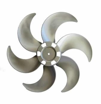 HELICE DE 40CM VENTILADOR VENTISOL 40CM 6P CINZA TURBO6 F08,0MM FIXAR C/PORCA R/ESQ N/PONTA DO EIXO C/TRAVA TRASEIRA