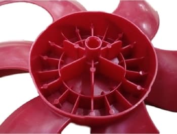 HELICE DE 30CM P/VENTILADOR CADENCE EROS SUPREME 30CM 6PAS VERMELHA - EIXO 8,0MM PONTA MEIA LUA SEM TRAVA TRASEIRA - HELICE VENTILADOR CADENCE DE 30CM - foto 1 de 4