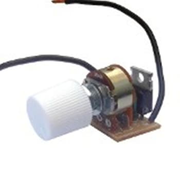 CONTROLE P/VENTILADOR DIMER ROTATIVO SEM CLIQUE - POTĘNCIA 0400W BIVOLTS - KNOB BOTĂO BRANCO - CONTROLA PRODUTOS C/POTĘNCIA ATÉ 200WATTS