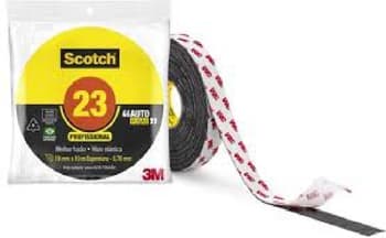 Fita Isolante de Auto Fusăo - 19mm x 5m Scotch 33 Profissional