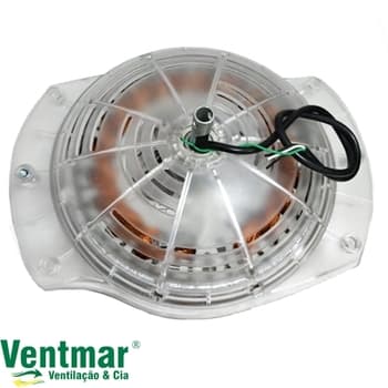 MOTOR P/VENTILADOR DE TETO SPIRIT 200 201 202 2PAS 110V09,0UF CRISTAL - MODELO 2PAS 200 201 202 COM ROSCA P/LUMINARIA