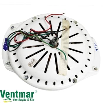 MOTOR P/VENTILADOR DE TETO SPIRIT ZAYT 220VOLTS BRANCO - MODELO 2PÁS ZAYT RECUPERADO BRANCO - MODELO 200/201/202 *SALDĂO