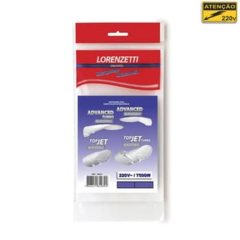 Resistencia Chuveiro Lorenzetti 220v 7500w 3056F Ducha Advanced Turbo Eletronica - Ducha Top Jet Eletronica