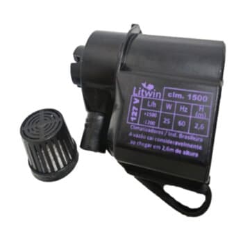 BOMBA DE ÁGUA 1500LH 110V 25,0W HMAX 2,60MT P/CLIMATIZADOR CLIMATTIZE EBONE FOG1 FOG2 FOG3 ECO MARIZ ECOCLEAN DELTA BRISA VENTISOL MWM MEGA BRISA - ENTRE OUTROS...