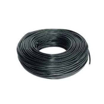 FIO CABO FLEXIVEL 02,5MM SIMPLES COR PRETA - 1 PERNA DE FIO -*VENDIDO P/METRO