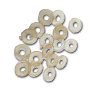 Anel de Borracha Nylon Transp p/Fixaçăo do Vidro Luminarias Arizona Agata Bruxelas Chile Clean Onix - *Vendido p/Unidade - M5 D10 F4,5X1,5MM