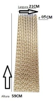 COLMEIA P/CLIMATIZADOR - ESP.05,0X L21,0 X A/C059,0CM LATERAL VENTISOL CLI45LT CLI70LT CLI100LT PRO MWM-M4500 41LT *VENDIDA P/UNIDADE - PAINEL EVAPORATIVO 05921-05