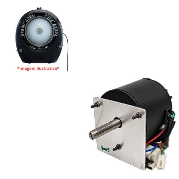 MOTOR P/CLIMATIZADOR JOAPE BIV04,0UF BOB/BOB SUPER - LADO DO DISCO EVAPORADOR - 3380RPM 1/30 2P 50/60HZ HERCULES