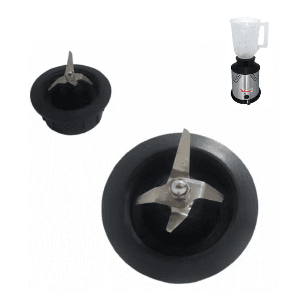 BASE DO COPO LIQUIDIFICADOR VITALEX 01,5LT AR-ALTA ROTAÇÃO - TRITURADOR 3a Geração C/MANCAL EIXO LÂMINAS - *SEM ARRASTE/AMORTECEDOR DE PARTIDA - foto 1 de 2