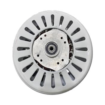 MOTOR P/VENTILADOR DE TETO SUPER CICLONE 220VOLTS COR BRANCA MODELO P/4PAS C/ROSCA P/LUMINARIA EIXO 12MM - *USAR C/CAPACITOR 03,0UF
