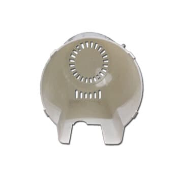 CAPACETE DO MOTOR P/VENTILADOR VENTISOL 30/40/50CM G1 1FURO PAREDE NEW NOTOS BRANCO - CAPA PLASTICA P/MODELO PAREDE