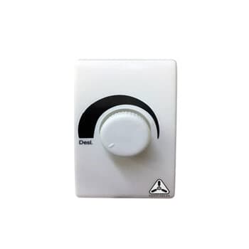 CHAVE CONTROLE DE VELOCIDADE ROTATIVO BIV - VENTILADOR SUPER DELTA 65CM - C/DIMER ATÉ 0400W - COMPACTA CAIXA FUNDO BRANCA 7X8CM