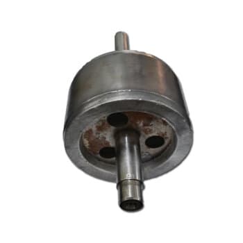 Rotor do Motor Exaustor 30cm Venti-Delta Atual - E11mm "Ferro Macico Helice 11mm" - COMP-140MM - USAR C/Rol-6201 Encaixe 12mm no Eixo