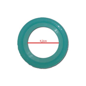GLOBO TULIPA PLASTICA PATA VERDE LIMAO CLARO - P/VENTILADOR DE TETO VENTI-DELTA - DIÂM.ENCAIXE 4,2CM * SALDĂO AMARELADA*