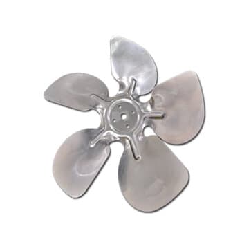 HELICE P/EXAUSTOR DE 20CM ITC CHURRASQUEIRA ED104 ED103 ED1104 ED1103 - 5PAS ALUMINIO DIAM.19,5CM F08,0MM C/4-PARAFUSOS FRONTAIS