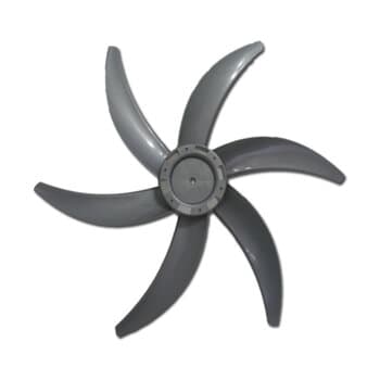 HELICE P/VENTILADOR DE 50CM VENTISOL 6PÁS CINZA MONTA FÁCIL STEEL PONTA+FINA - F08,0MM PRD C/TRAVA TRASEIRA - MONDIAL 6PÁS 50CM