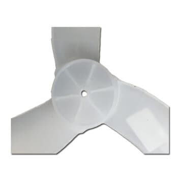 HELICE P/VENTILADOR DE 50CM ARGE 3PÁS TRANSP STYLO TWISTER A-10 C/CENTRO FECHADO - F10,0MM ENCAIXE PML C/TRAVA REBITE R/INT.ESQ. S/TRAVA TRASEIRA