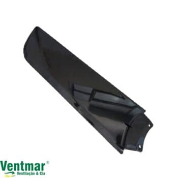 PÁ HÉLICE P/VENTILADOR DE TETO ALISEU ALISCLEAN - PLÁSTICA COR PRETA C/GARRA INJETADA - *VENDIDA P/UNIDADE