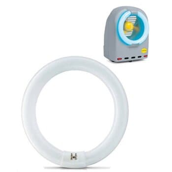 LÂMPADA CIRCULAR UV-FLUORESCENTE BIV-32W VIDRO NORMAL - P/ARMADILHA LUMINOSA MATA MOSCA KYOTO CAPTUR / TURBINE MINI MOEL - FC32W/BL368 UVA 216MM