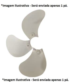 PA ORELHA DA HELICE VENTILADOR ARGE 60CM ANTIGO COR BRANCA - VENDIDA P/UNIDADE - SERVE P/LOREN SID 60CM ANTIGO