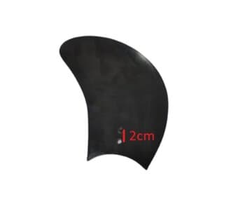 PA ORELHA DA HELICE 1UN P/VENTILADOR ARGE LOREN SID TRON 60CM ANTIGO COR PRETA -*VENDIDA P/UNIDADE*