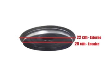 Tampa Plástica Liquidificador Vitalex de 4 - 6 - 8 ou 10 Litros - Encaixe 19,50cm - Tampa para Liquidificador de Alta ou Baixa Rotaçăo de 4 a 10Litros