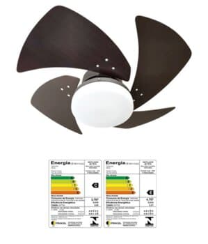 VENTILADOR DE TETO VENTI-DELTA TORNADO MARROM 110V 4PÁS MDF COR MARROM/TABACO LUMINÁRIA P/2 LÂMPADAS CHAVE 3 VELOCIDADES - foto 1 de 4
