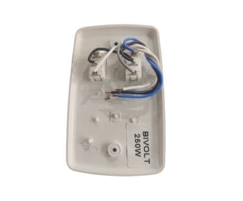 CHAVE PARA VENTILADOR DE TETO C/2-TECLAS. 1-TECLA LIGA/DESLIGA (PARA LAMPADA) + 1-TECLA DE REVERSAO (VENTILACAO / EXAUSTAO)