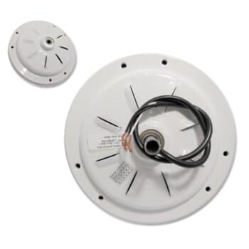 MOTOR P/VENTILADOR DE TETO TRON 3PAS 110V130W08,5UF BRANCO C/ROSCA P/MONTAR LUMINÁRIA - MOTOR TRON AT 14MM 6FUROS