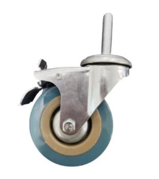 RODA RODIZIO P/CLIMATIZADOR VENTISOL LINHA CLIPRO70 CLIPRO100 - DIANTEIRA MÓVEL C/TRAVA -*VENDIDA P/UNIDADE - ULTRAAR-ULTRA60/70/80/100 BEC-B9000 MWM-M9000